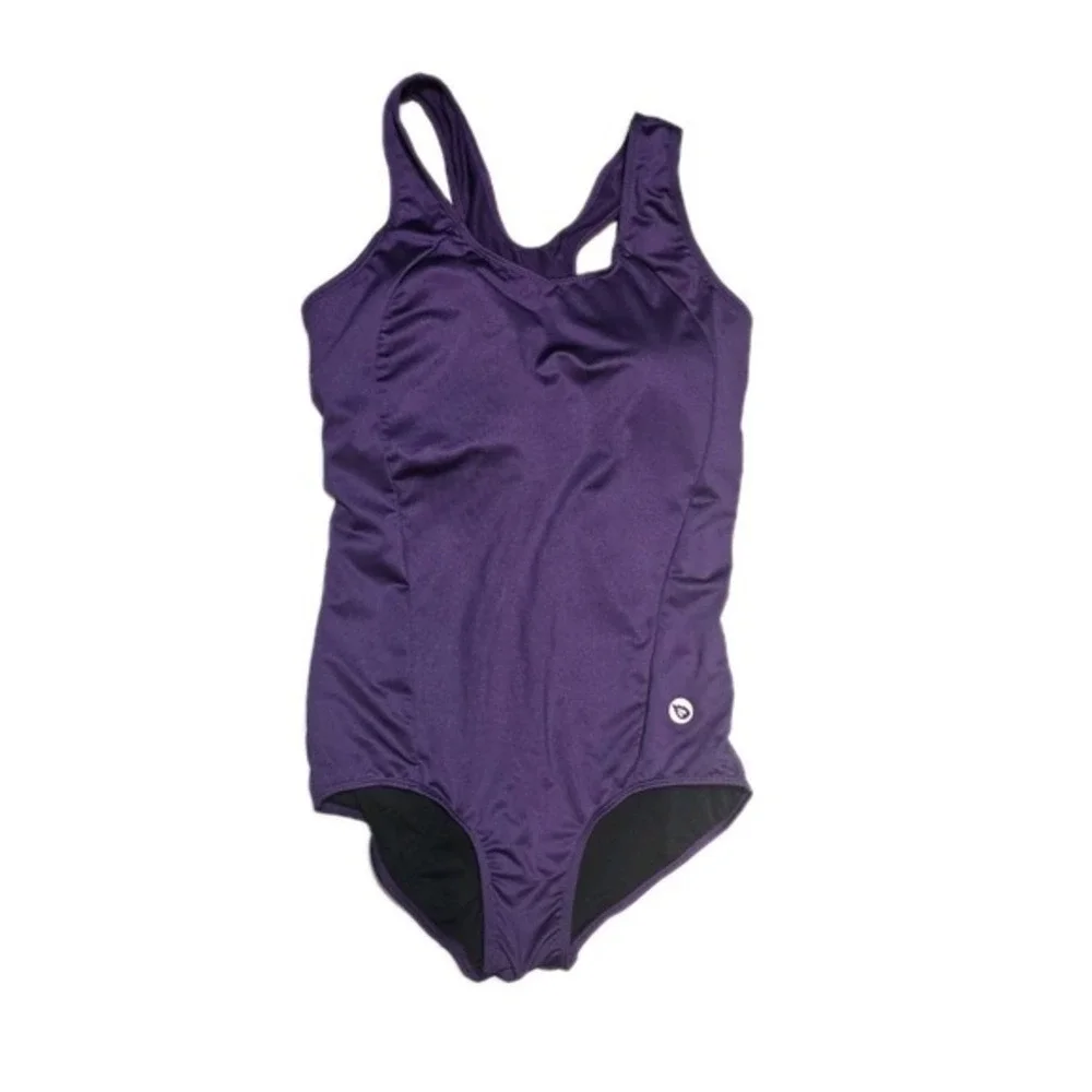 Baleaf‎ Women's  One Piece Swimming Suit Purple  36 New